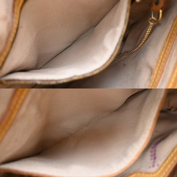 LOUIS VUITTON BUCKET PM Shoulder Tote Bag Monogram Leather Brown M42238 82EE587 - Picture 13 of 15